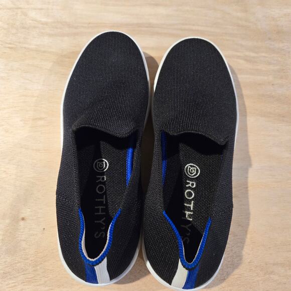 Rothy's The Original Slip on Black sz 7 - Picture 1 of 7